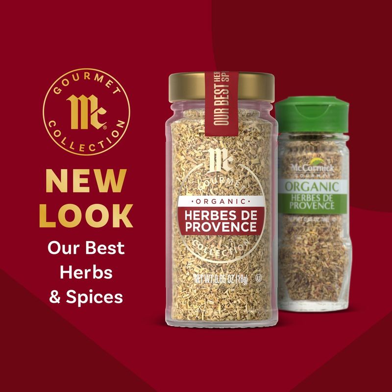 McCormick Gourmet Collection Organic Herbes De Provence, 0.65 oz