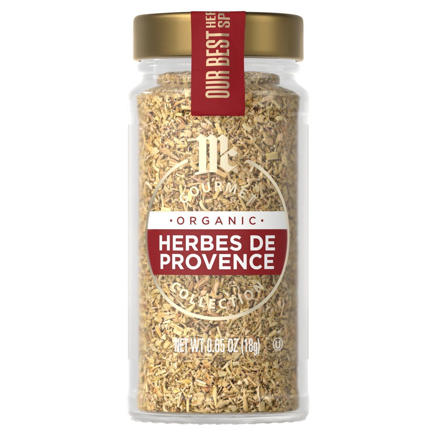 McCormick Gourmet Collection Organic Herbes De Provence, 0.65 oz