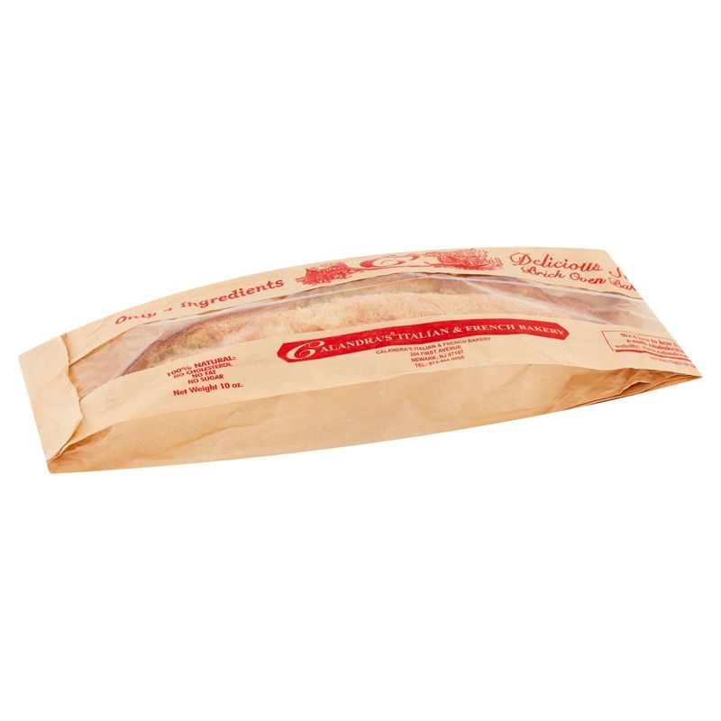 Calandra's Italian &amp; French Bakery Delicious Semolina Brick Oven Baked Bread, 10 oz
