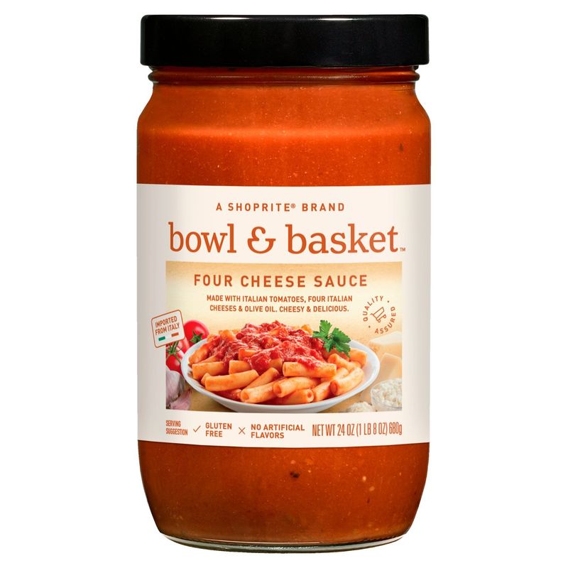Bowl &amp; Basket Four Cheese Sauce, 24 oz