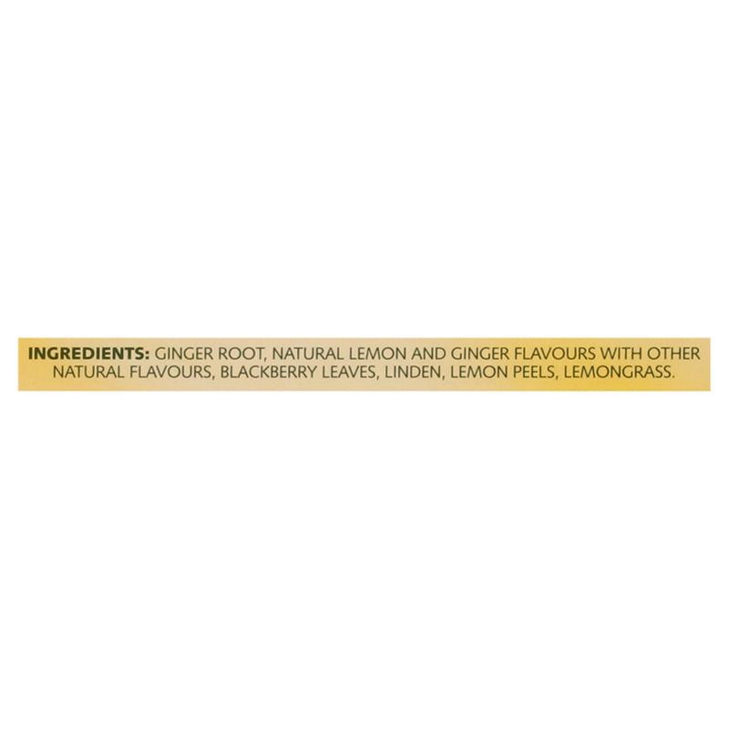 Twinings Lemon &amp; Ginger Flavoured Herbal Tea Bags Value Pack, 100 count, 5.30 oz