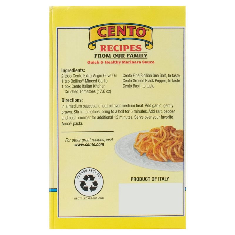 Cento Italian Kitchen Crushed Tomatoes, 17.6 oz