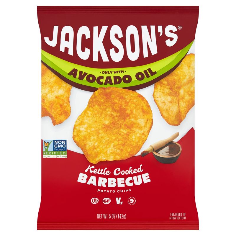 Jackson's Kettle Cooked Barbecue Potato Chips, 5 oz