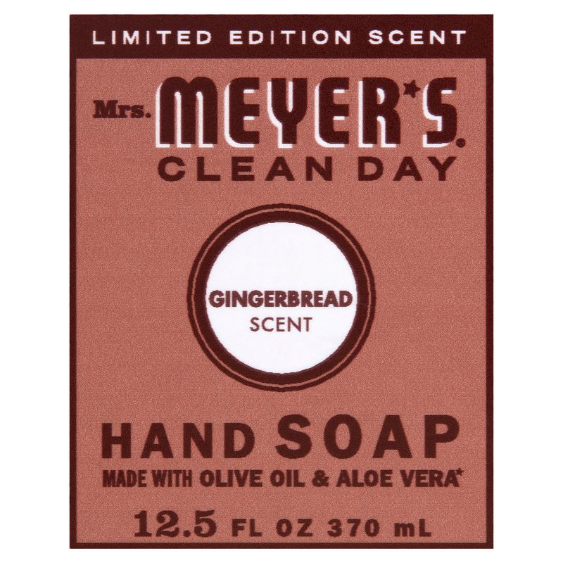 Mrs. Meyer's Clean Day Gingerbread Scent Hand Soap, 12.5 fl oz