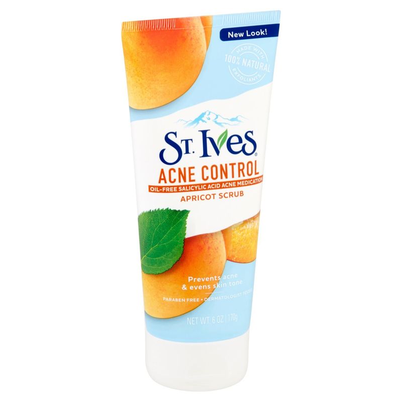 St. Ives Acne Control Apricot Scrub, 6 oz