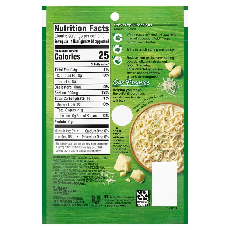 Knorr Sauce Mix Alfredo Sauce 1.6 oz