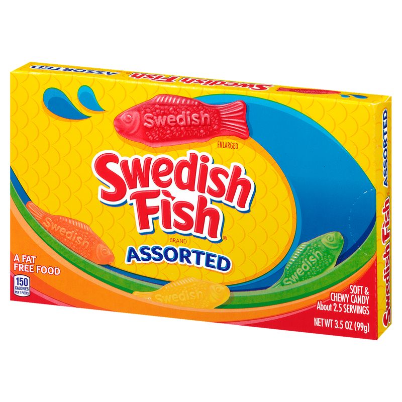 SWEDISH FISH Assorted Soft &amp; Chewy Candy, 3.5 oz