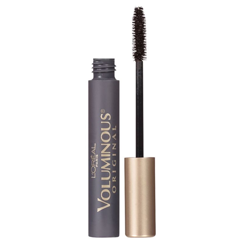 L'Oréal Paris Voluminous Original 600 Blackest Black Mascara, 0.28 fl oz, 2 count