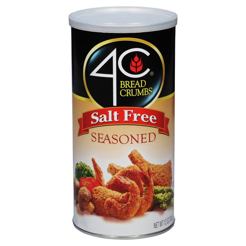 4C Salt Free Seasoned Bread Crumbs, 12 oz