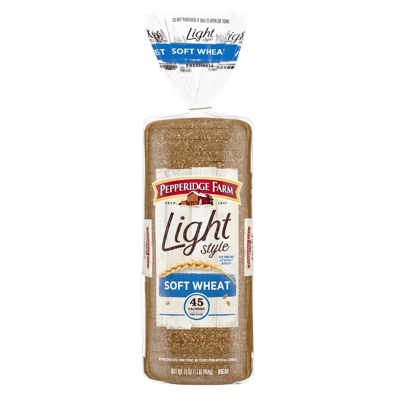 Pepperidge Farm Light Style Soft Wheat Bread, 16 oz