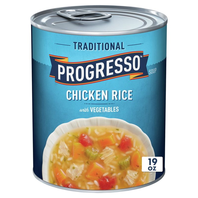 Progresso Traditional Chicken Rice with Vegetables Soup, 19 oz
