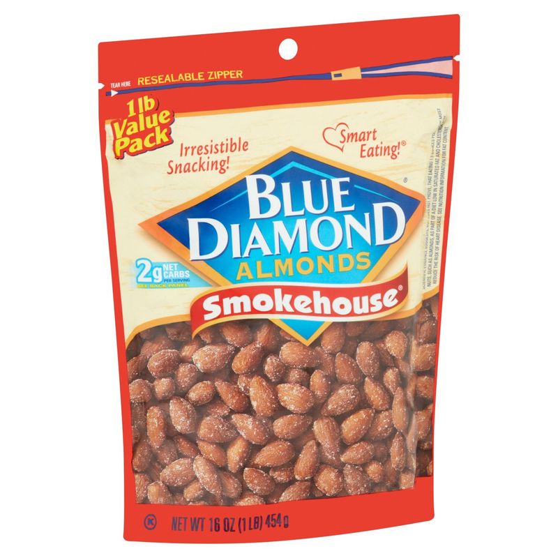 Blue Diamond Almonds Smokehouse Almonds Value Pack, 16 oz