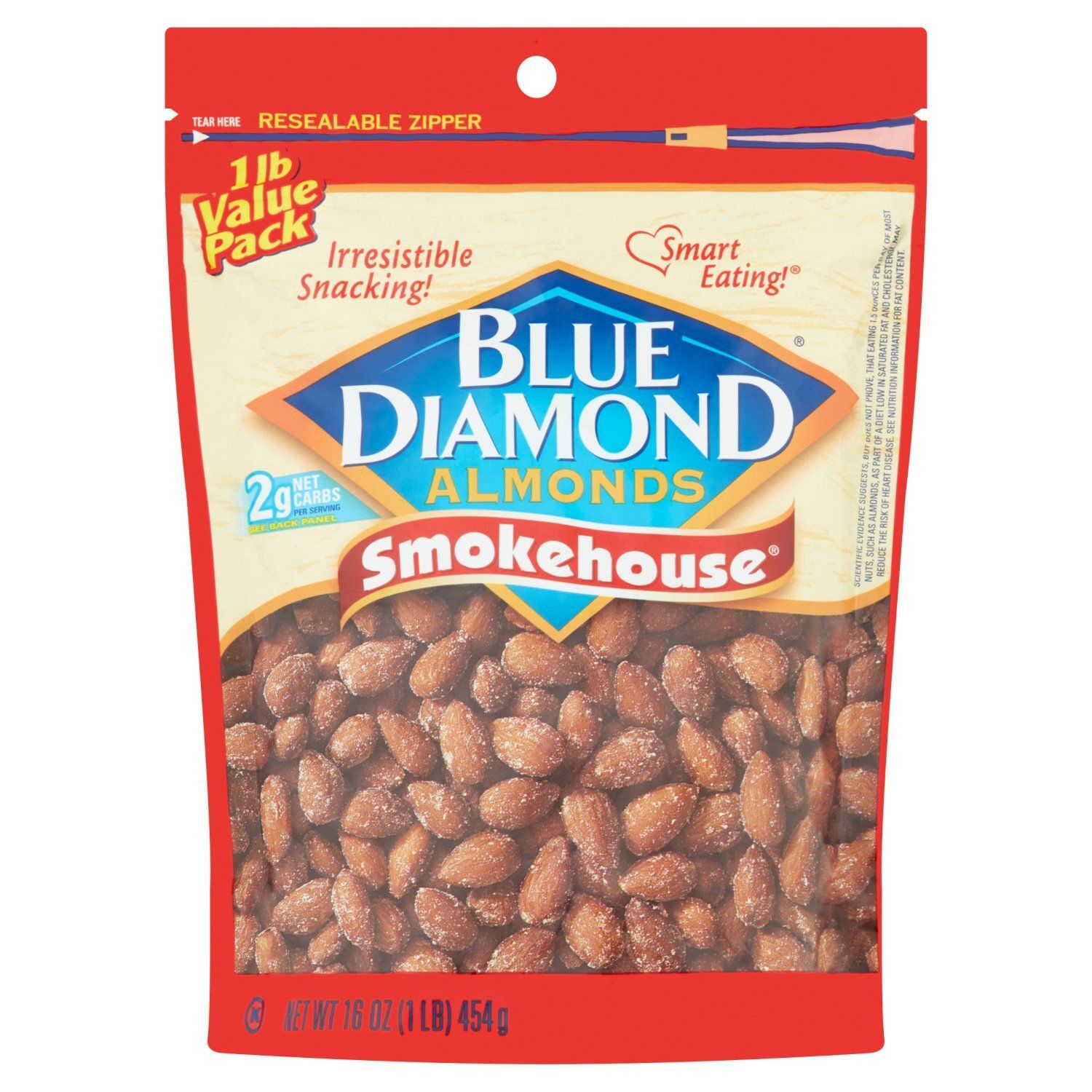 Blue Diamond Almonds Smokehouse Almonds Value Pack, 16 oz