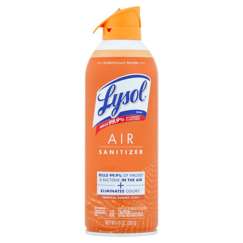 Lysol Tropical Sunset Scent Air Sanitizer, 10 oz
