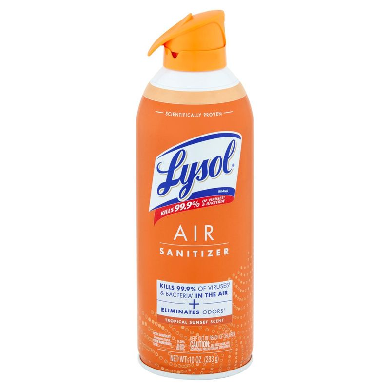 Lysol Tropical Sunset Scent Air Sanitizer, 10 oz