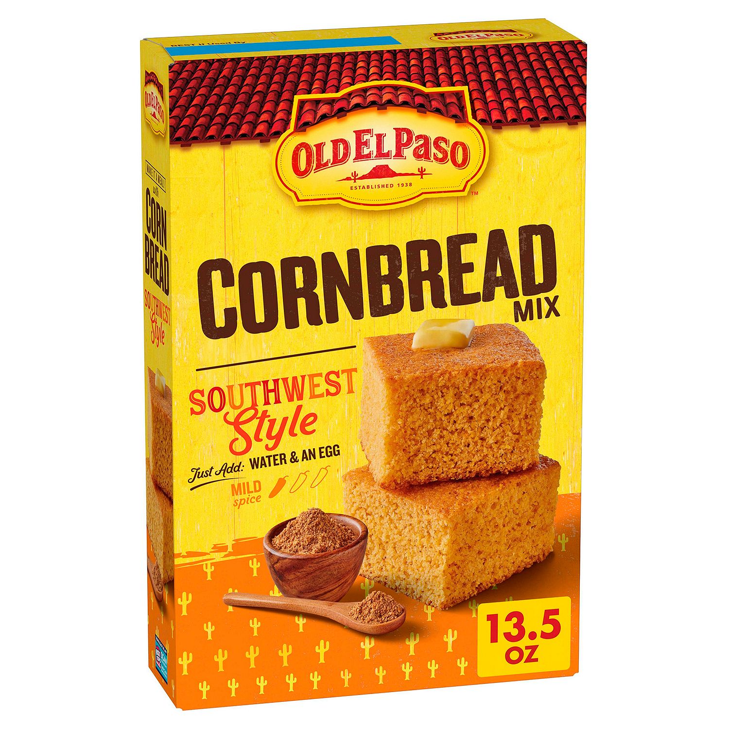 Old El Paso Southwest Style Cornbread Mix, 13.5 oz