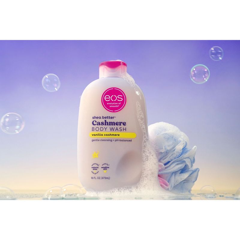 eos Shea Better Pink Champagne Cashmere Body Wash, 16 fl oz