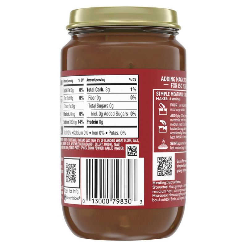 Heinz HomeStyle Mushroom Gravy, 12 oz