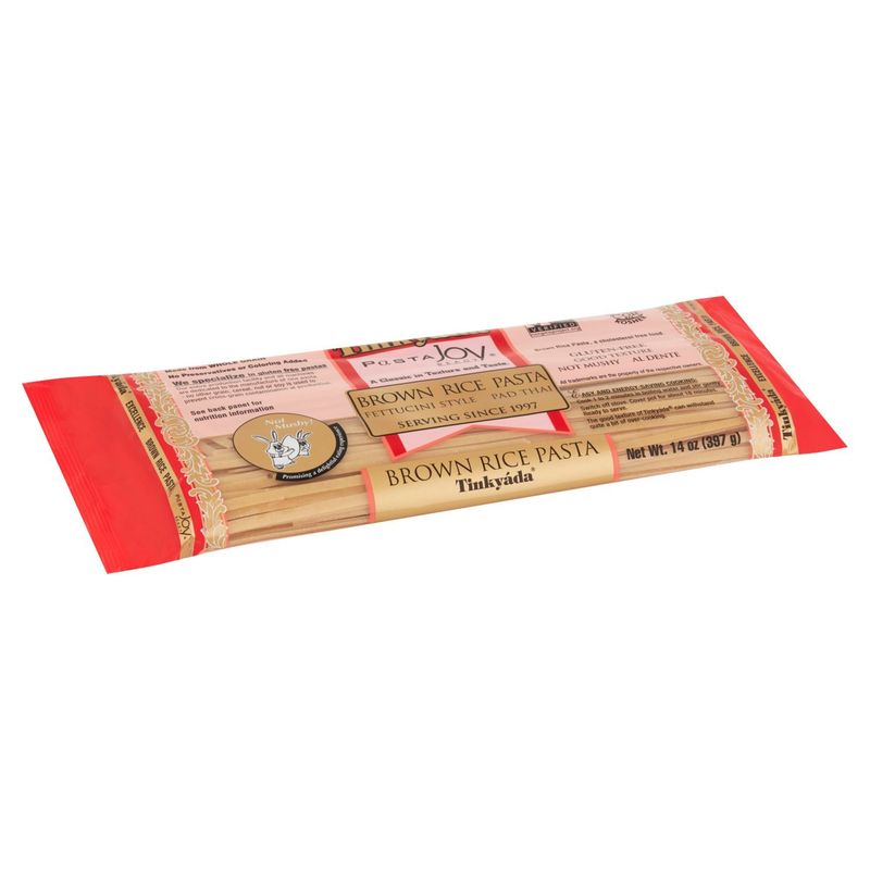 Tinkyáda Pasta Joy Ready Brown Rice Fettucini Style Pad Thai Pasta, 14 oz