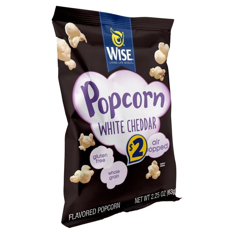 Wise White Cheddar Flavored Popcorn, 2.25 oz