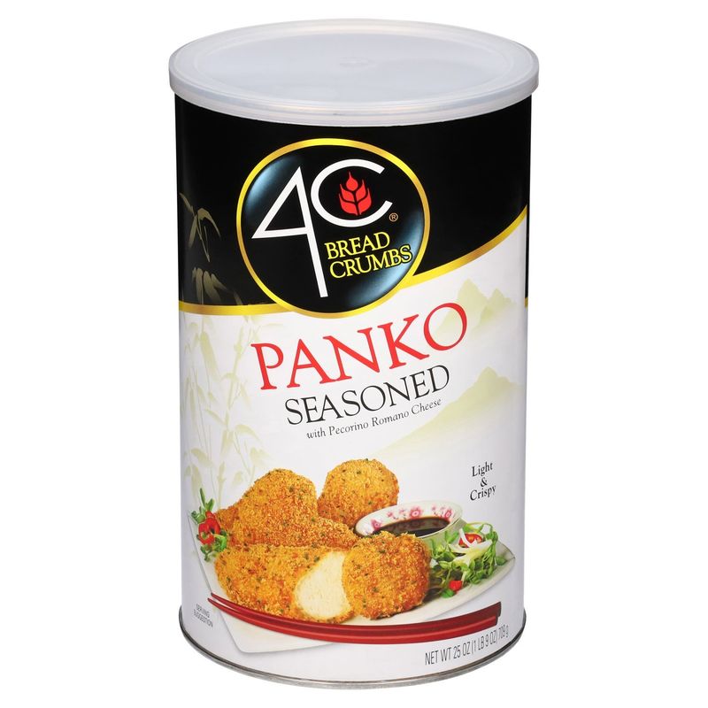 4C Panko Seasoned Bread Crumbs, 25 oz