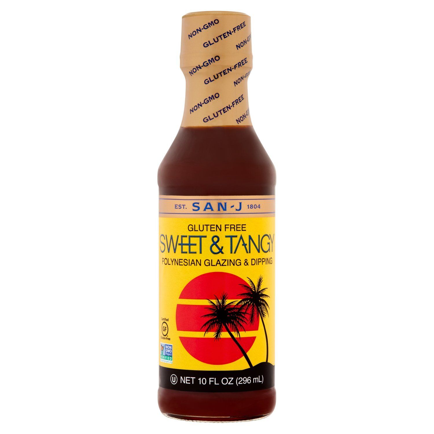 San-J Gluten Free Sweet &amp; Tangy Polynesian Glazing &amp; Dipping Sauce, 10 fl oz