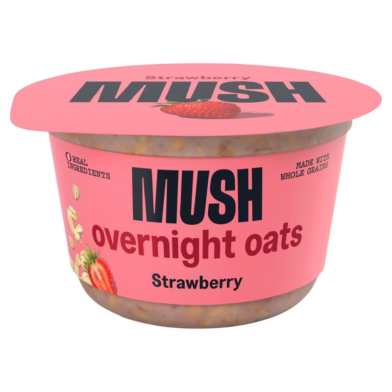 Mush Strawberry Overnight Oats, 5 oz