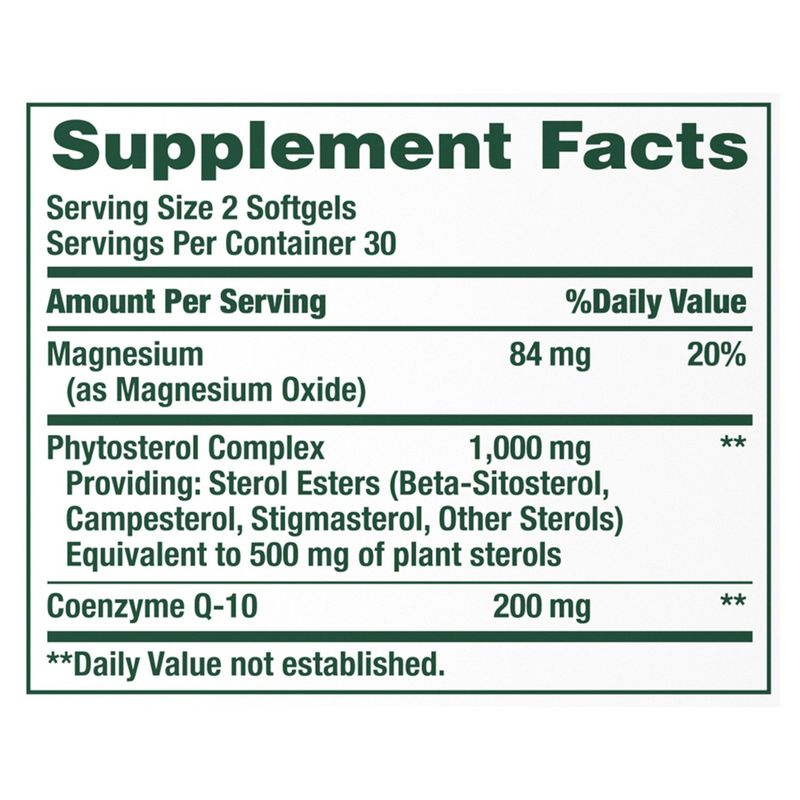 Nature's Bounty Advanced Vital Heart with CoQ10 + Magnesium Softgels Dietary Supplement, 60 count