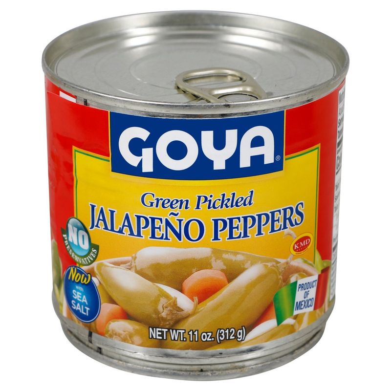 Goya Green Pickled Jalapeño Peppers, 11 oz