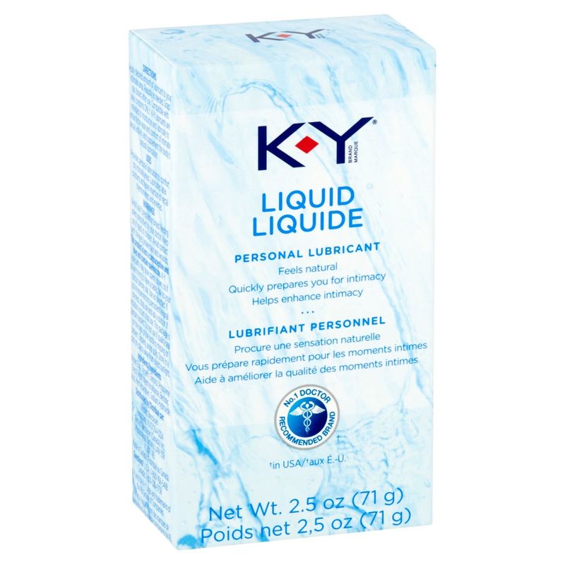 K-Y Liquid Personal Lubricant, 2.5 oz