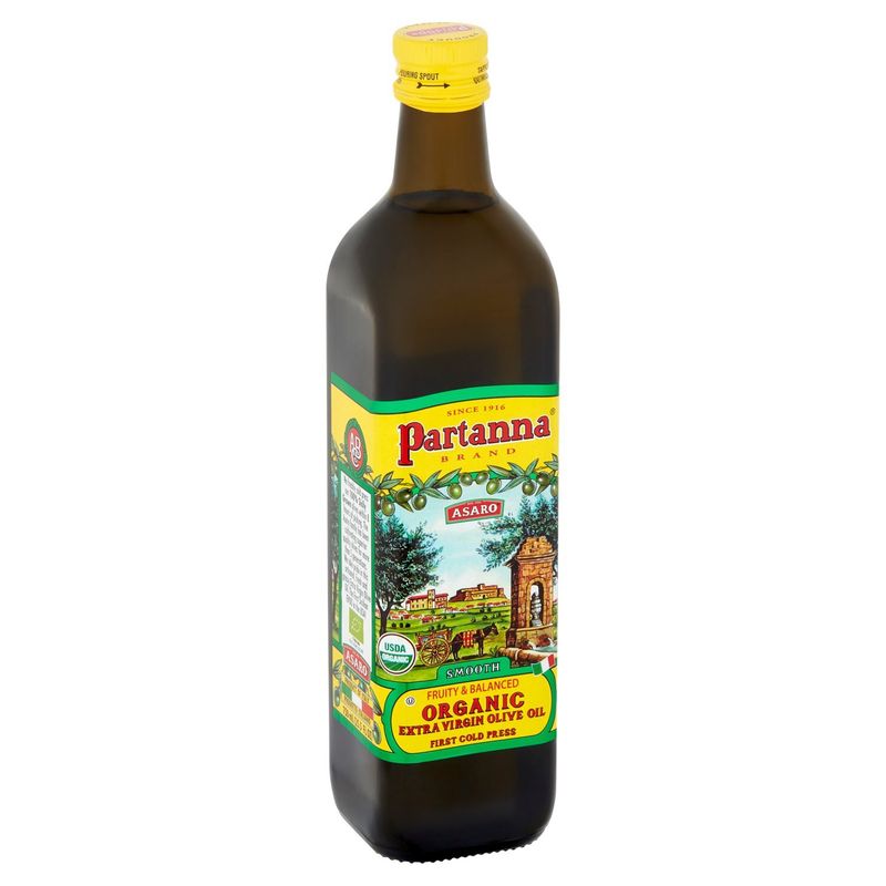 Partanna Smooth Fruity &amp; Balanced Organic Extra Virgin Olive Oil, 25.5 fl oz