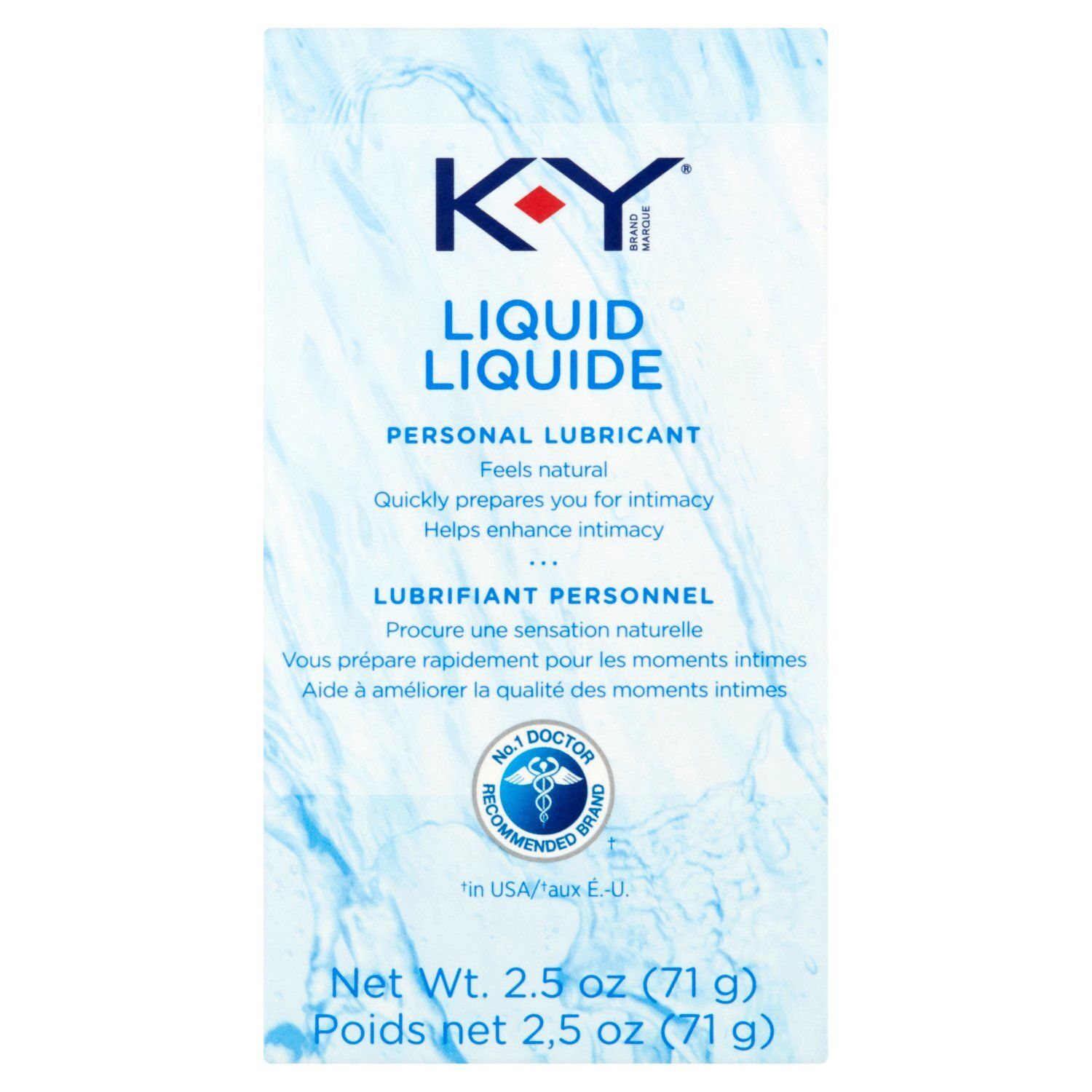 K-Y Liquid Personal Lubricant, 2.5 oz