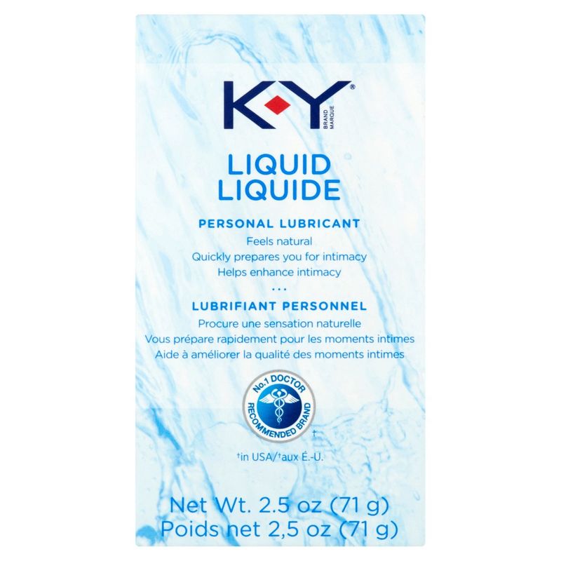 K-Y Liquid Personal Lubricant, 2.5 oz