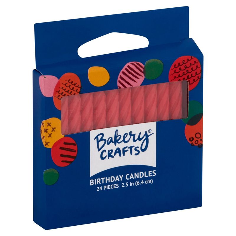 Bakery Crafts Birthday Candles, 24 count