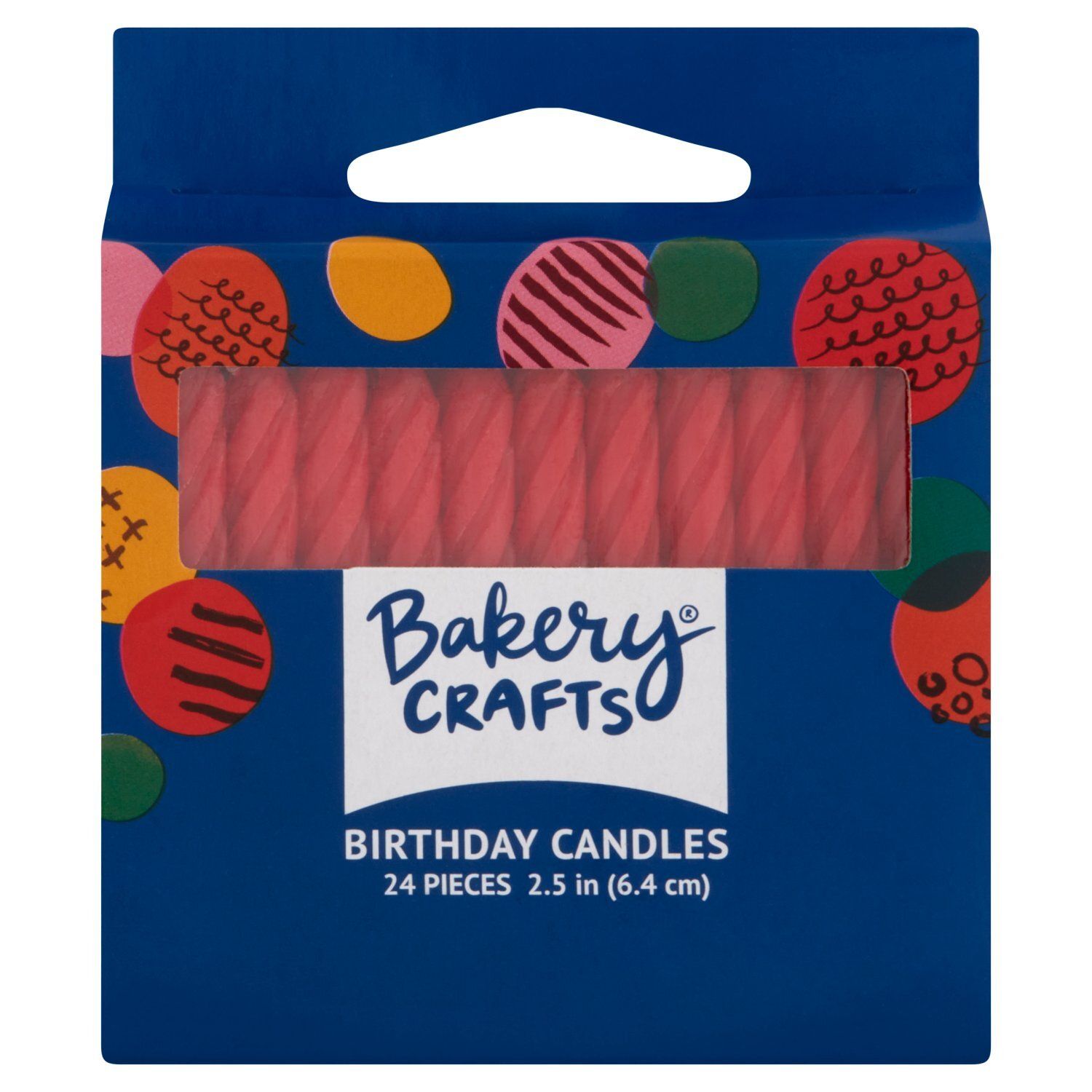 Bakery Crafts Birthday Candles, 24 count