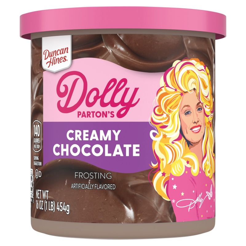 Duncan Hines Dolly Parton's Creamy Chocolate Frosting, 16 oz
