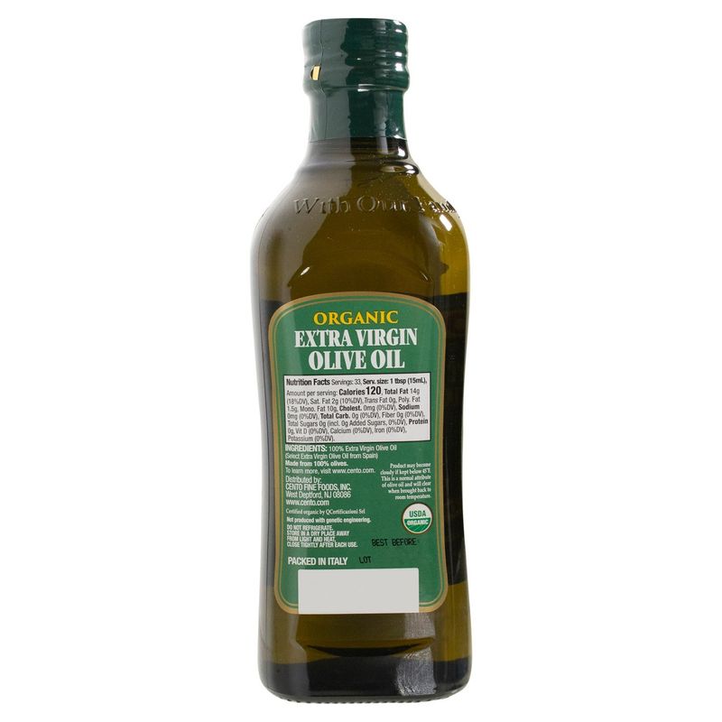 CENTO Organic Extra Virgin Olive Oil, 16.9 fl oz