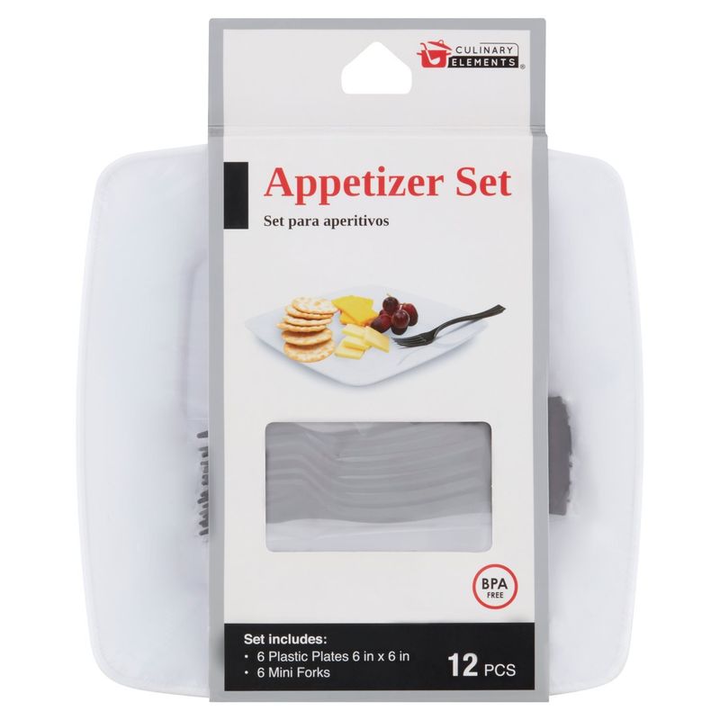 Culinary Elements Appetizer Set, 12 count