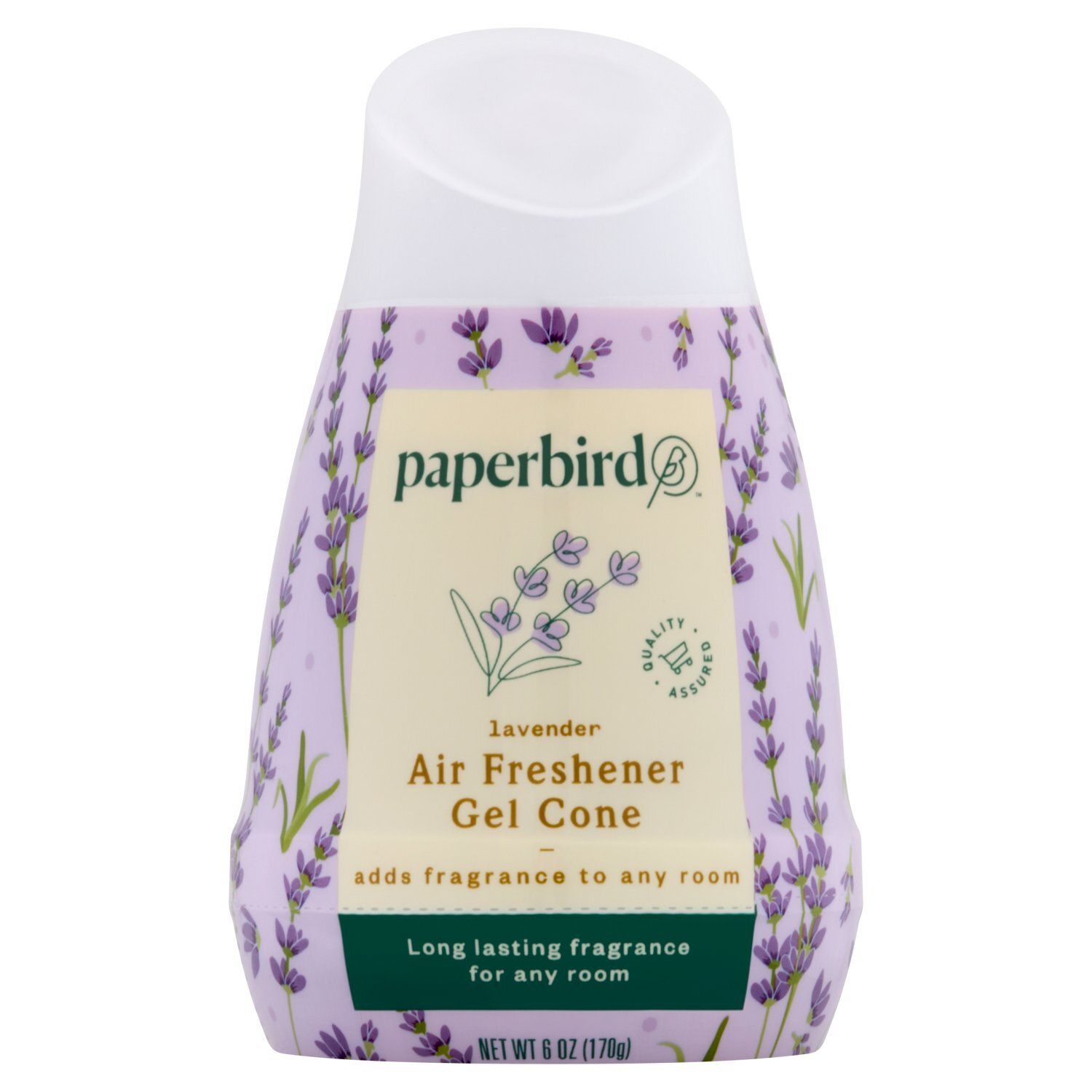 Paperbird Lavender Gel Cone Air Freshener, 6 oz