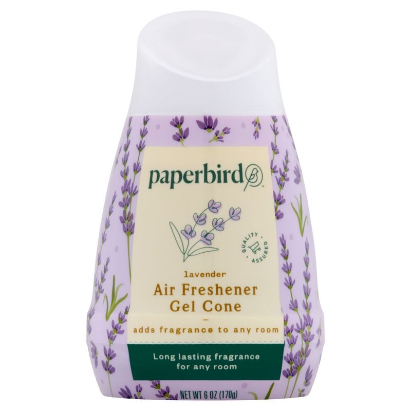Paperbird Lavender Gel Cone Air Freshener, 6 oz