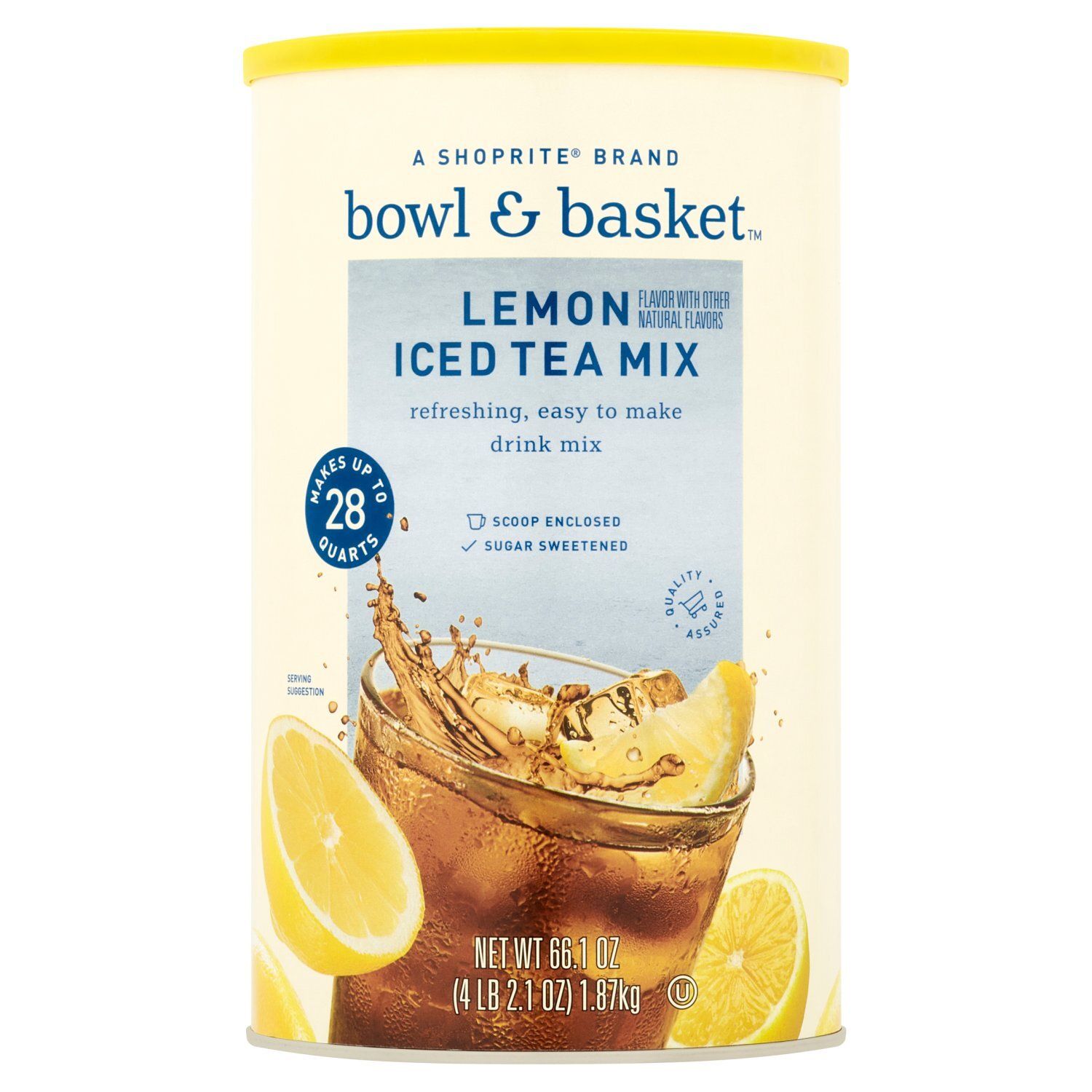 Bowl &amp; Basket Lemon Iced Tea Drink Mix, 66.1 oz