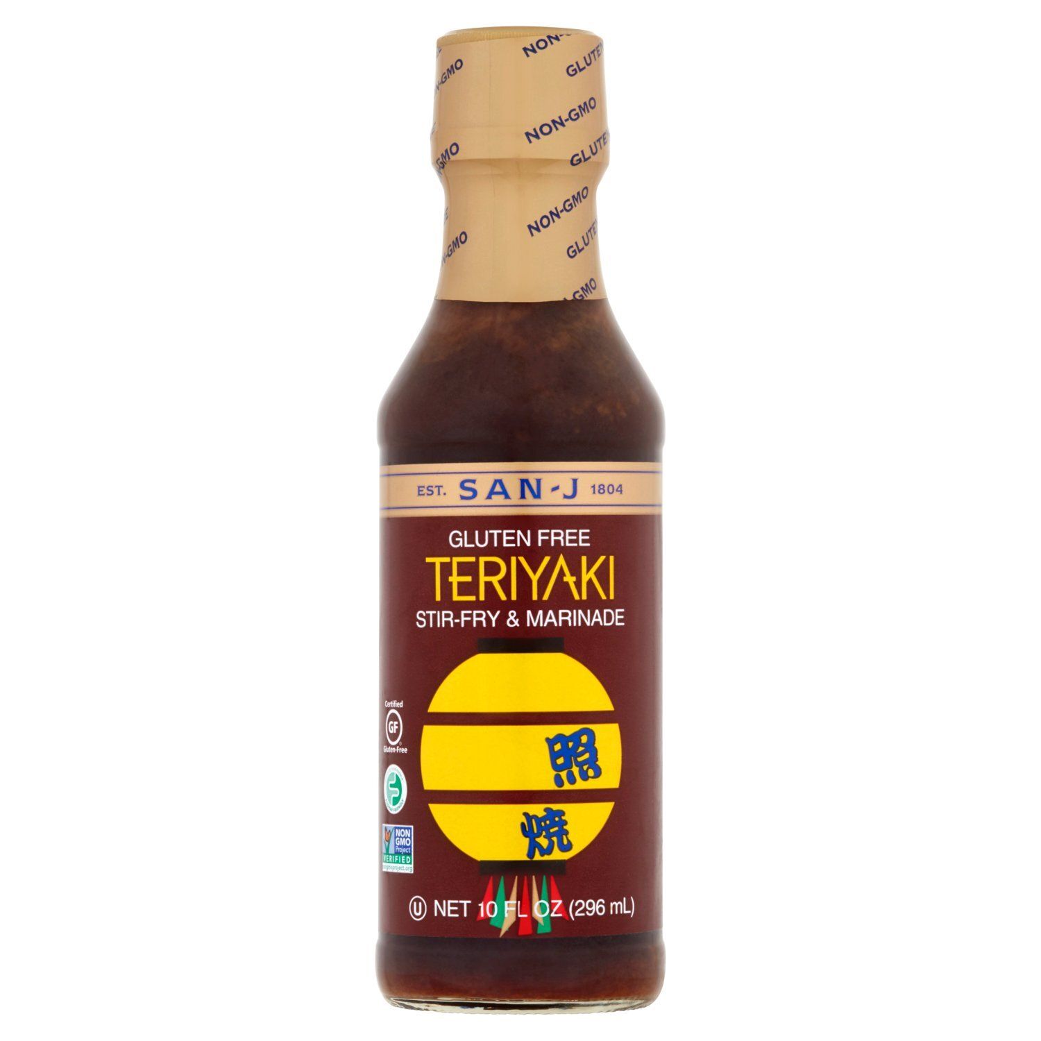 San-J Gluten Free Teriyaki Stir-Fry &amp; Marinade, 10 fl oz