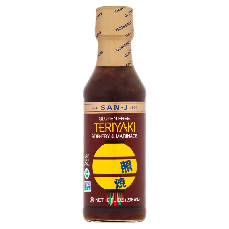 San-J Gluten Free Teriyaki Stir-Fry &amp; Marinade, 10 fl oz