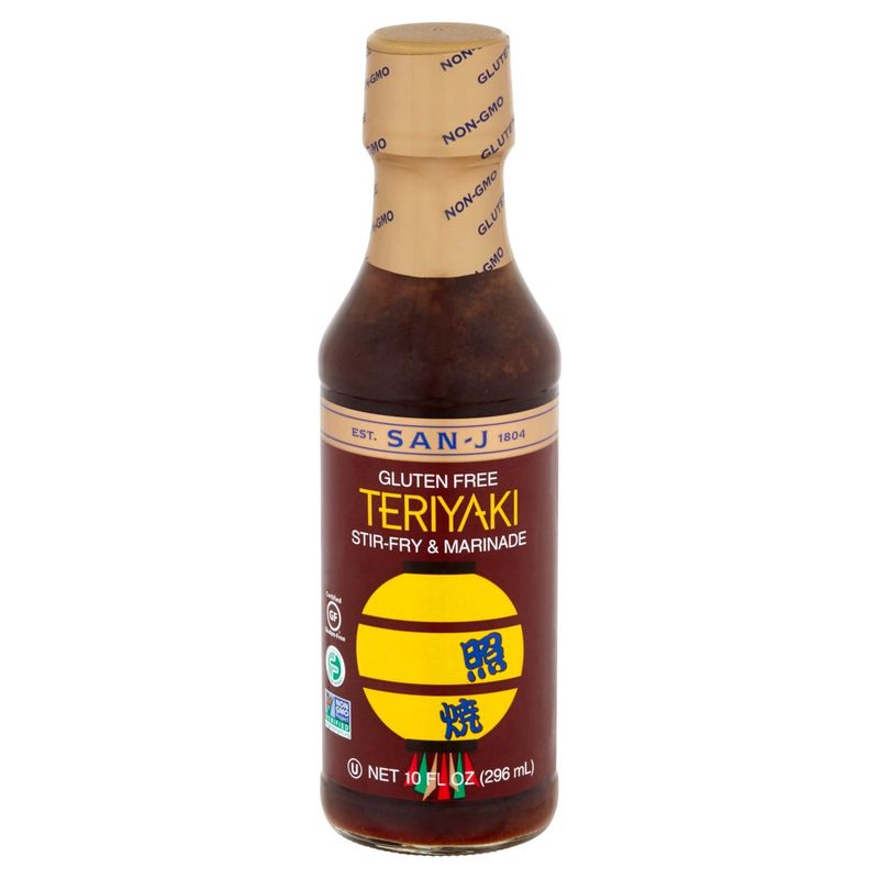 San-J Gluten Free Teriyaki Stir-Fry &amp; Marinade, 10 fl oz