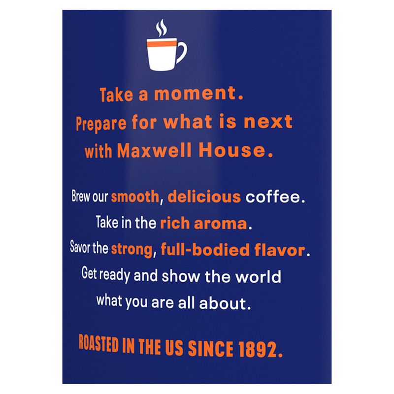 Maxwell House Breakfast Blend Mild Ground Coffee, 11 oz