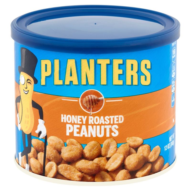 Planters Honey Roasted Peanuts, 12 oz
