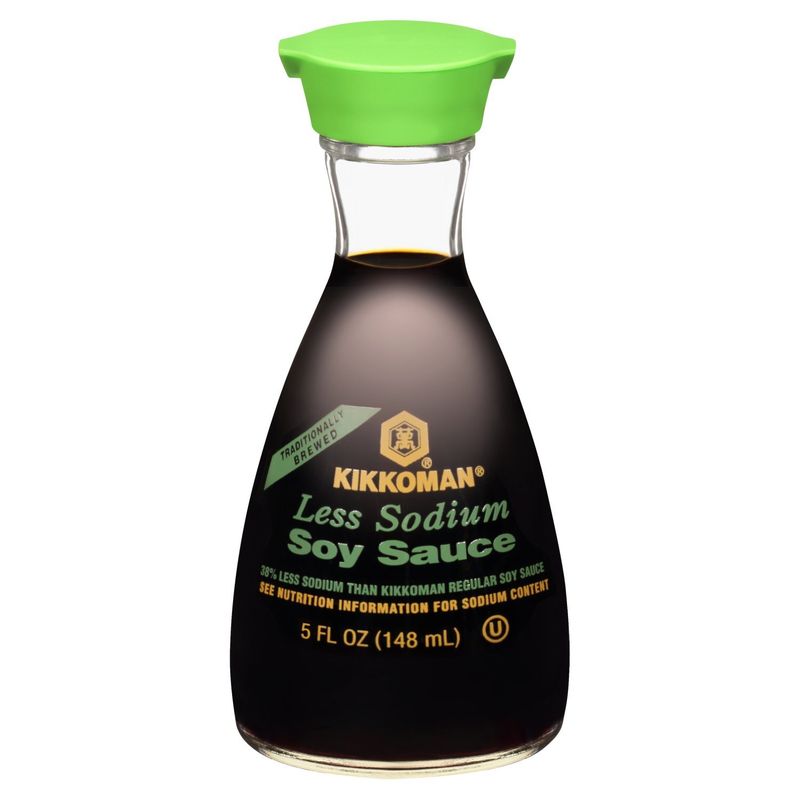 Kikkoman Less Sodium Soy Sauce, 5 fl oz