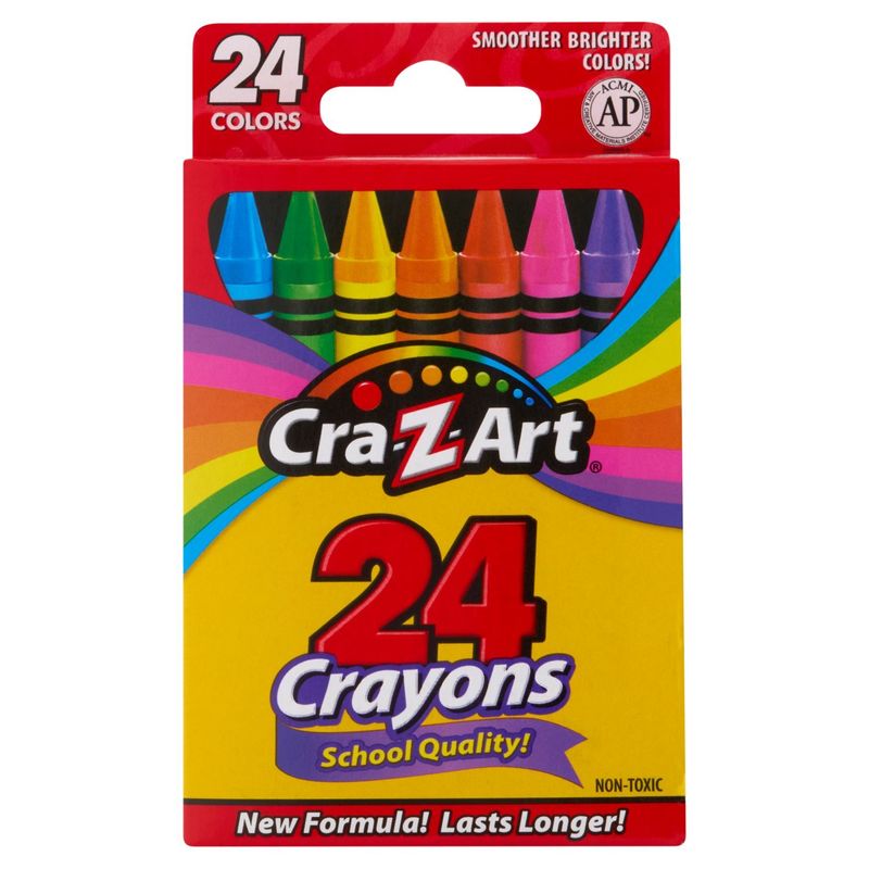 Cra-Z-Art Crayons, 24 count