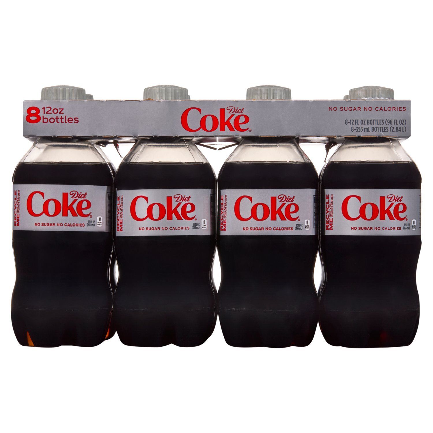 Diet Coke Soda, 12 fl oz, 8 count