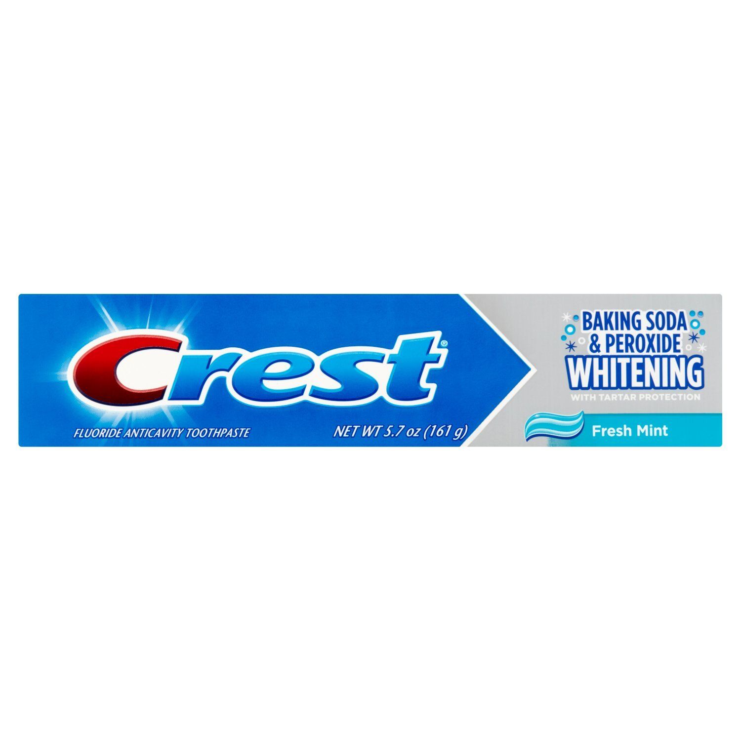 Crest Baking Soda &amp; Peroxide Whitening Fresh Mint Toothpaste, 5.7 oz